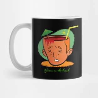 Brain on the beach! Mug